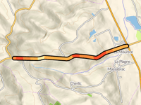 Route de Volvestre przez Castagnac