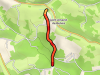 Route des 2 Vallées da Saint Amand de Belvès