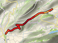 Route des Ballettes von Pont de la Morge