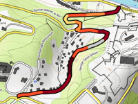 Route des Canons via Avenue Jean Ier