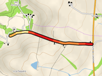 A Larroque via Route des Carrières