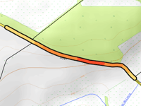 Route des Caves from Rau de Linciaux