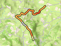 Route des Combes da Charbonnat via Montjalmain