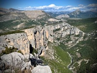 Route des Crêtes du Verdon from La Palud-sur-Verdon