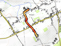 Route des Deux Tilleuls from Rue de la Fontaine