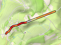 Route des Meurgers von Sassangy