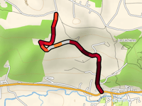 Route des Roches vanuit Cessieu