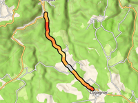 Lugagnac from Crégols via Route du Bournac