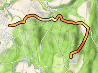 Route du Chalet-Boverat da Cugy