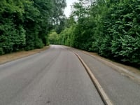 Route du Chalet-Boverat vanuit Montheron