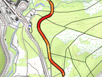 Route du Circuit from L'Eau Rouge