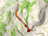 Route du Cliaux depuis Paladru