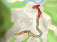 Route du Colombier from Espenel