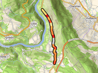 Arcine via Route du Fort