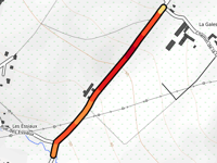 Route du Perrey from Blay