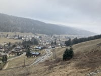 Route du Risoux from Bois d'Amont
