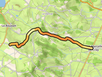 Route du Rousset von Saint-Marcelin-de-Cray