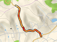 Route du Thouron przez Saint Cyprien