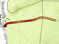 Route Forestière de la Valette desde Perriers