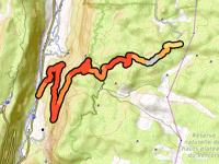 Route Forestière des Charbonnières / Grand Larve von Charbonnières