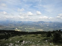 Lachens da Col de Clavel via Route Forestière du Lachens