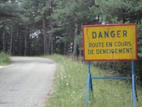 Lachens da Col de Clavel via Route Forestière du Lachens
