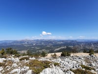 Lachens da Col de Clavel via Route Forestière du Lachens
