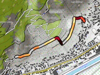 Route du Chargeux von Martigny