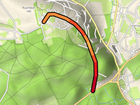Ruardean Hill von Nailbridge über Highview Road