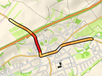 Rübenacher Höhe z Rübenach przez Aachener Strasse