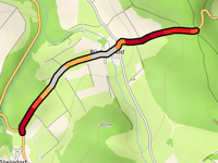 Rückersfelder Höhe da Steindorf via Rückersfeld