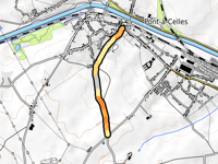 Rue de Courcelles von Pont-à-Celles