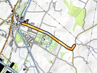 Rue de Courcelles von Seneffe