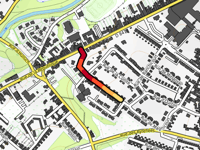 Rue de Diéval z Bruay-La-Buissière