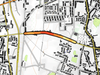 Rue de Flénu von Quaregnon