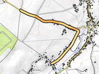 Rue de l'Abbaye von Mellery