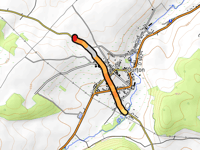 Côte d'Ourton / Rue de la Compté vanuit La Ferté