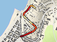 Rue de la falaise über Rampe Maurice Holleville