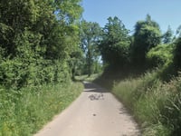 Rue de Lebiez from Wambercourt