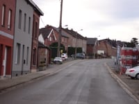 Rue de Montzen from Viaduct de Moresnet