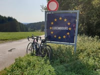 Rue de Sanatorium vanuit Vianden via Im Bouseberg