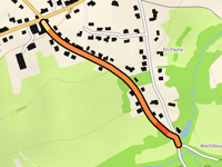 Rue de Wachiboux from Étang de Wachiboux