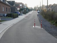 Rue des Fusillés from Membach