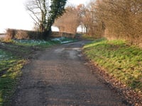 Rue des Fusillés from Membach