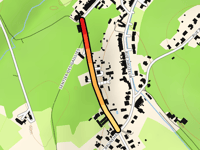 Rue des Robiniers von Les Rogneaux