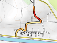 Rue des Sapins przez Chemin Royal