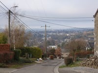 Rue du Beau Vallon from Verviers