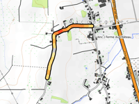Rue du Bois from Hacquegnies