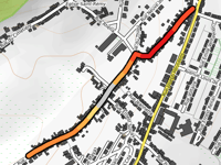 Rue du Château przez Grâce-Berleur