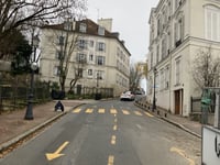 Rue du Four from Quai Beaubourg